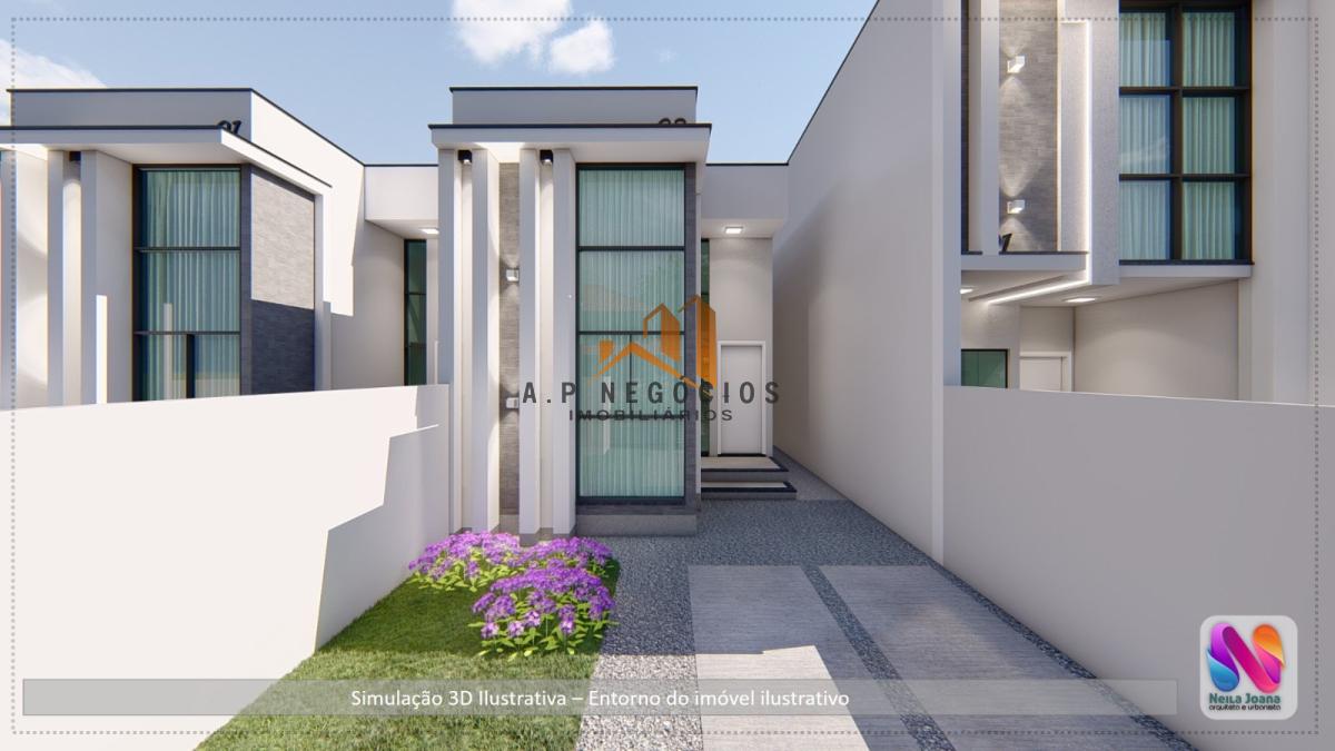 Casa com 2 quartos, 66,30m², à venda em Tijucas, Areias - Bosque da Mata - AP Negócios Imobiliários