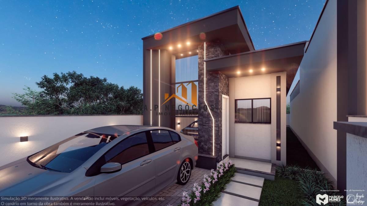 Casa à venda em Tijucas, Universitário, com 3 quartos, 73,59m²