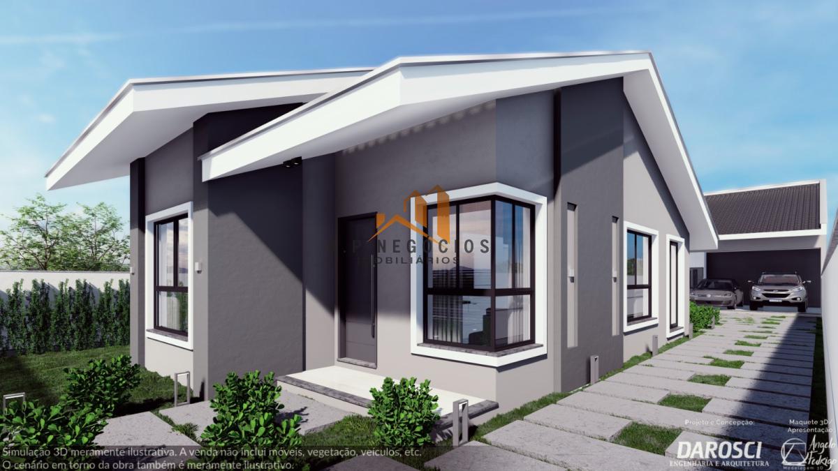 Casa com 3 quartos, 81,44m², à venda em Canelinha, Centro