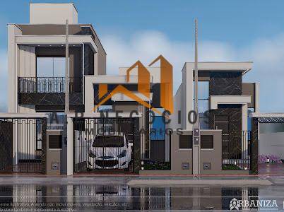 Sobrado à venda com 2 quartos e 70,80 m² de área construída. Residencial Maui, em Tijucas, Areias Mata Atlântica.