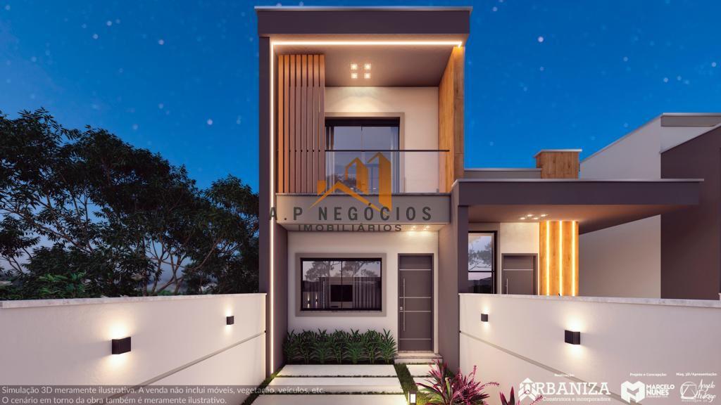 Sobrado com 2 quartos, 70,80m², à venda em Tijucas, Areias - Mata Atlântica - AP Negócios Imobiliários