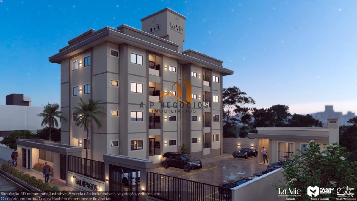 Venha conhecer o Galápagos Residence. Localização privilegiada, dois dormitórios com suíte. Super Investimento. - AP Negócios Imobiliários